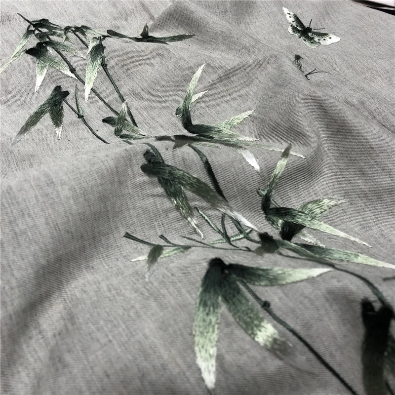 2020 бамбуковое мягкое одеяло из шелка тутового шелкопряда с вышивкой чистый