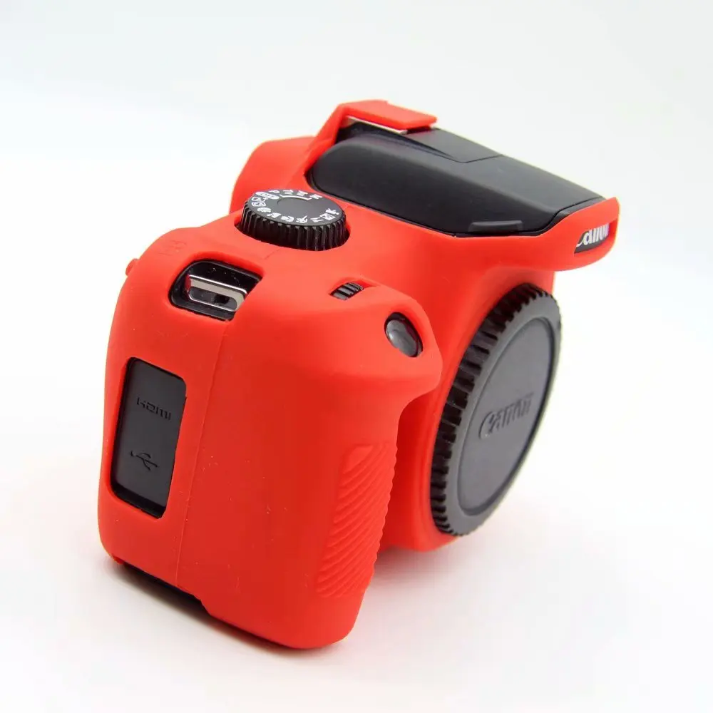 Силиконовая кожа брони чехол для камеры &amp 9H Закаленное стекло протектор экрана