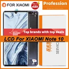 100% Оригинальный AMOLED дисплей 6,47 дюйма для XiaoMi Mi Note 10 Pro, полный ЖК-дисплей Mi CC9 Pro, сенсорный экран, запасные части и Сервисный пакет