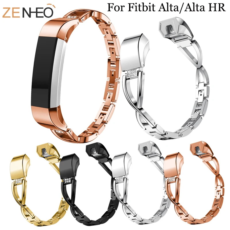 Высокое качество нержавеющая сталь модный Ремешок Для Fitbit Alta/Alta ремешок для