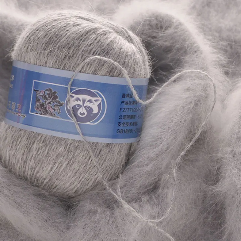 

5pcs/lot Cashmere Soft Mink Velvet Wool Yarn for Hand Knitting Long Plush Wool Crochet Yarns For Fall Winter Luxury High Quality