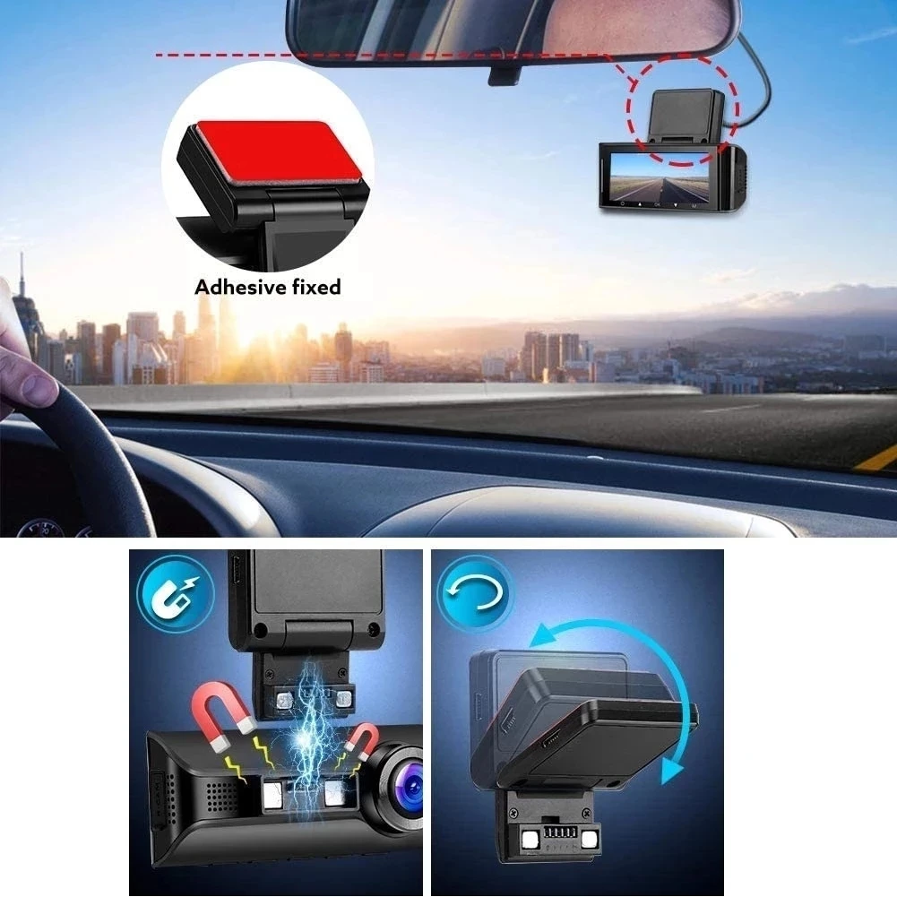 Видеорегистратор AZDOME 4K Wi-Fi ADAS 2160P ночное видение | Автомобили и мотоциклы