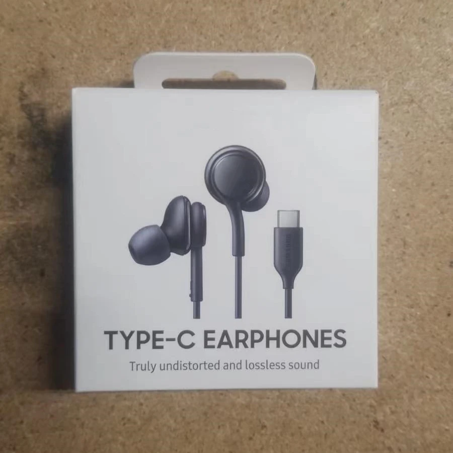 

10Pcs/High quality DAC USB TYPE C Earphone Digital HIFI Earbuds With Mic/Remote Control For Note 10 Pro A8S A60 A80 A90 With Box