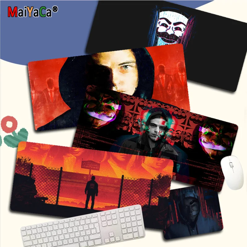 

Игровой коврик для мыши Mr. Robot из натурального каучука под заказ, Настольный коврик для игроков CSGO, настольных ПК, ноутбуков