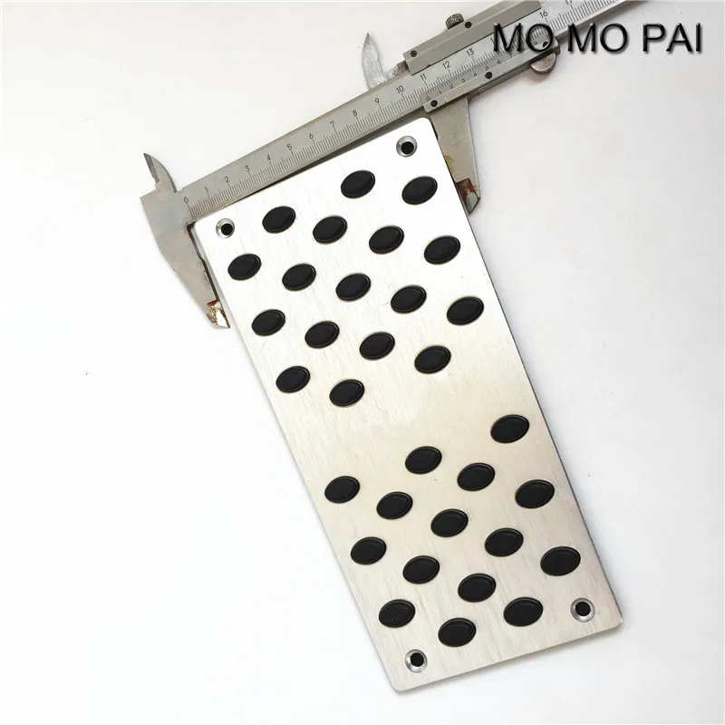 Алюминиевые Серебристые S-Line Топливные Тормозные ножные педали скольжения без