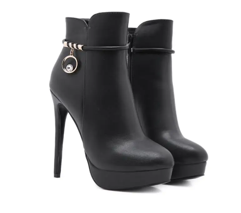 

Autumn Winter 2020 New Decorative Super High Heel Platform Boots Fashion Sales