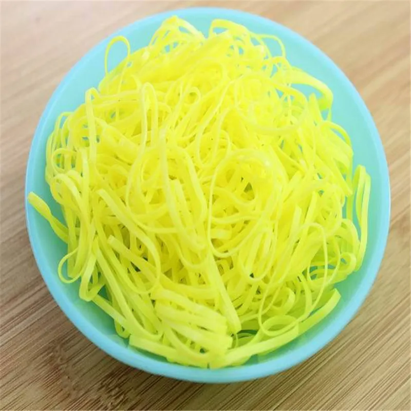 200/1000 шт./упаковка Детские эластичные резинки для волос|Аксессуары волос девочек|