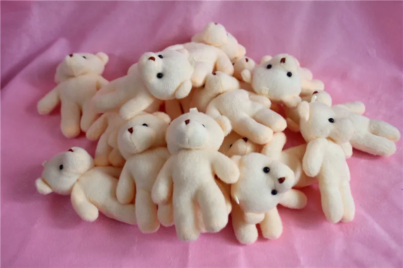 1/5/10 шт. мини плюшевый медведь плюшевые мягкие игрушки-животные маленькие