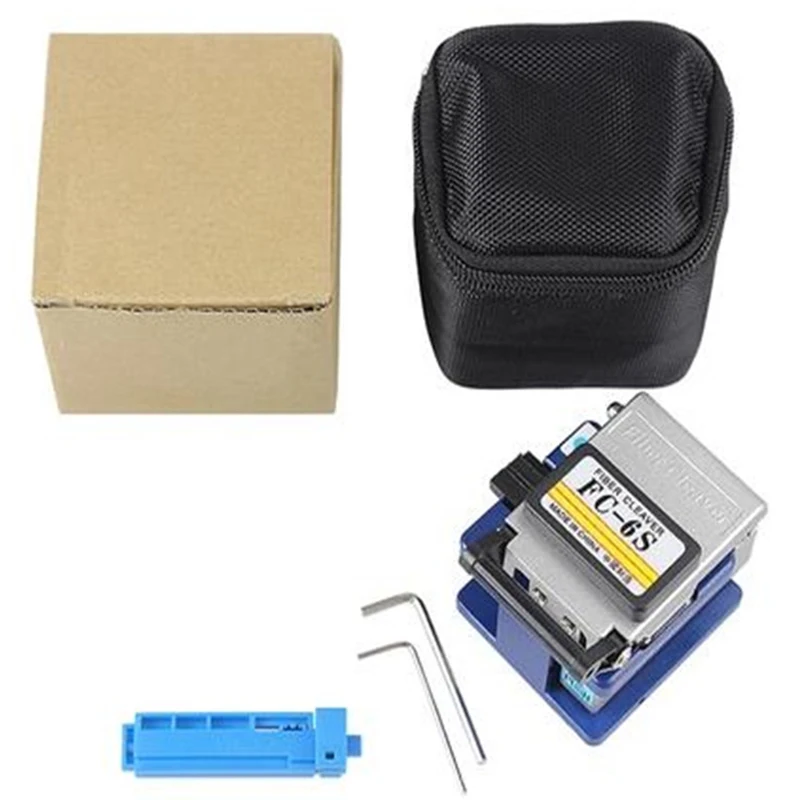 

Холодный контакт выделенный металлический волоконный Кливер FC-6S нож для резки волокна FTTH Волоконно-оптический кабель резак нож Кливер инст...