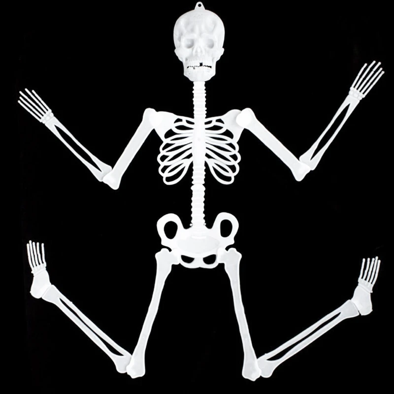 150 см Хэллоуин страшный реквизит светящийся висящий человеческий скелет