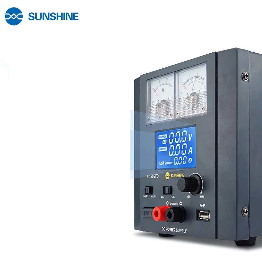 Умный источник питания постоянного тока 5A солнечный свет фотосессия измеритель