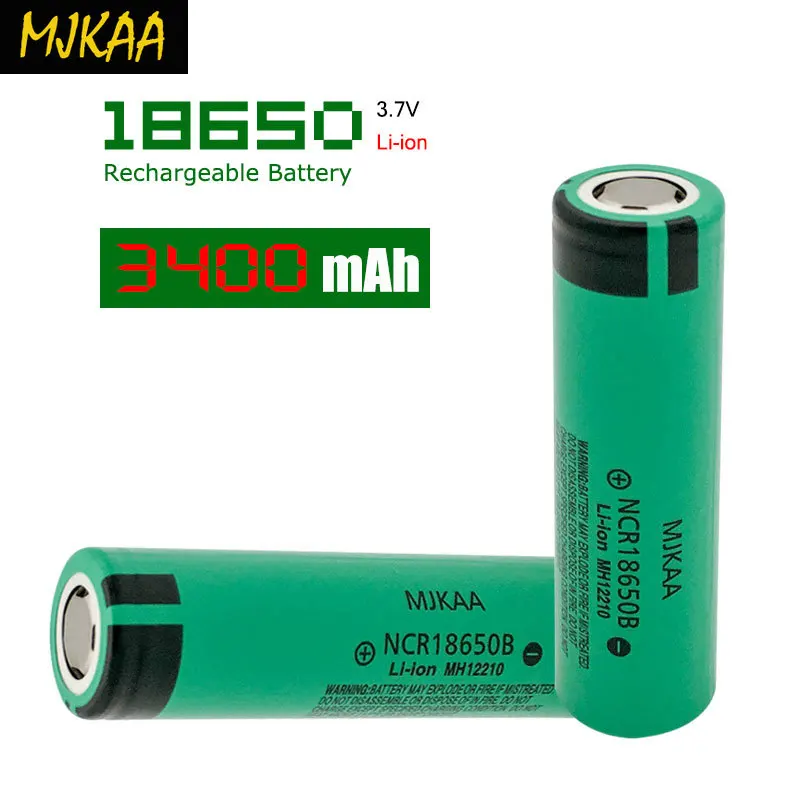 MJKAA 3400 mAH 3 7 V Перезаряжаемый 18650 аккумулятор фонарик + 1 шт зарядное устройство (EU/AU