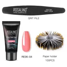 Набор клея Rosalind для удлинения, набор для быстрой УФ фототерапии с держателем для бумаги