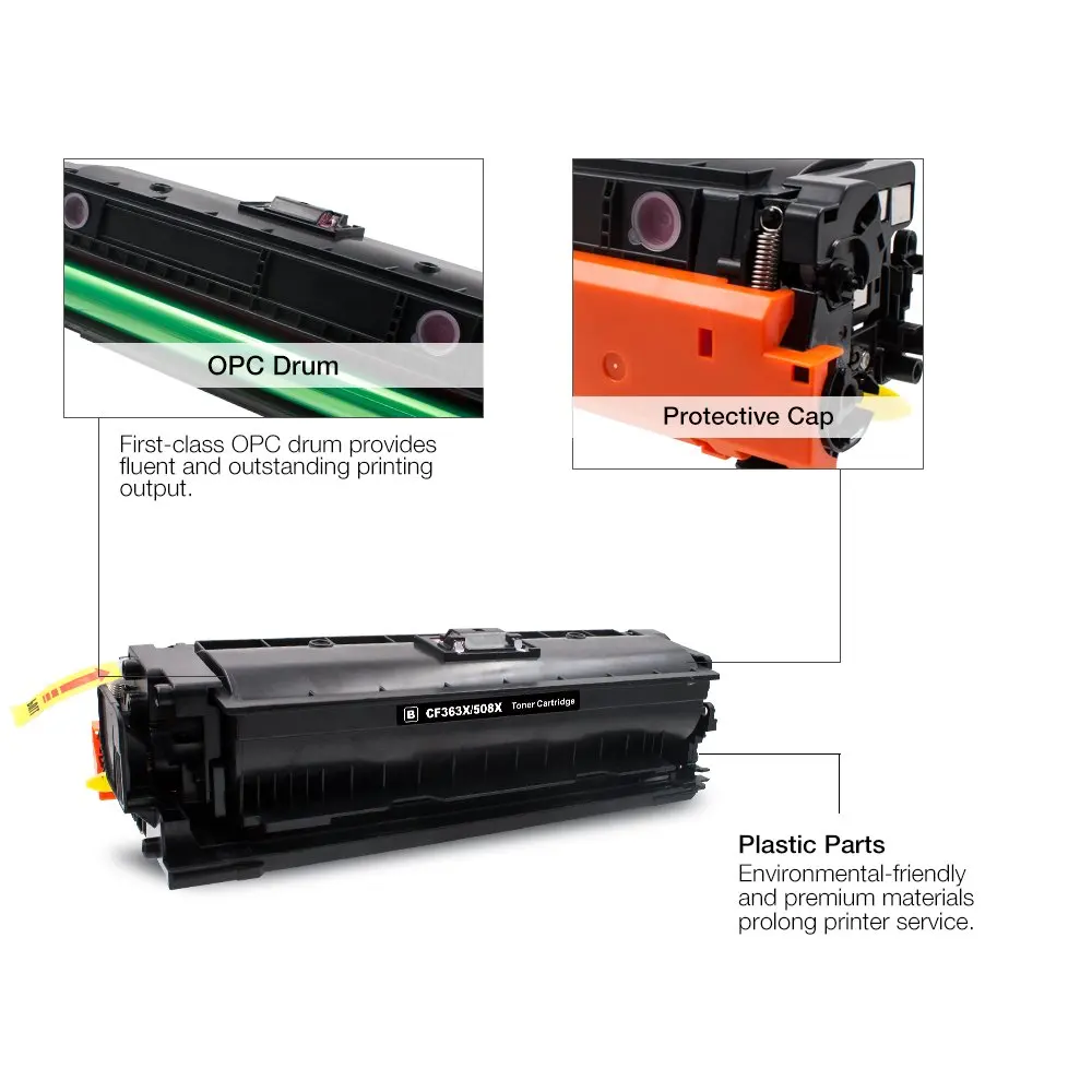 2BK совместимый цветной тонер картридж для Q6470A HP color LaserJet 3600/3800N/3800DN/CP3505|Картриджи с