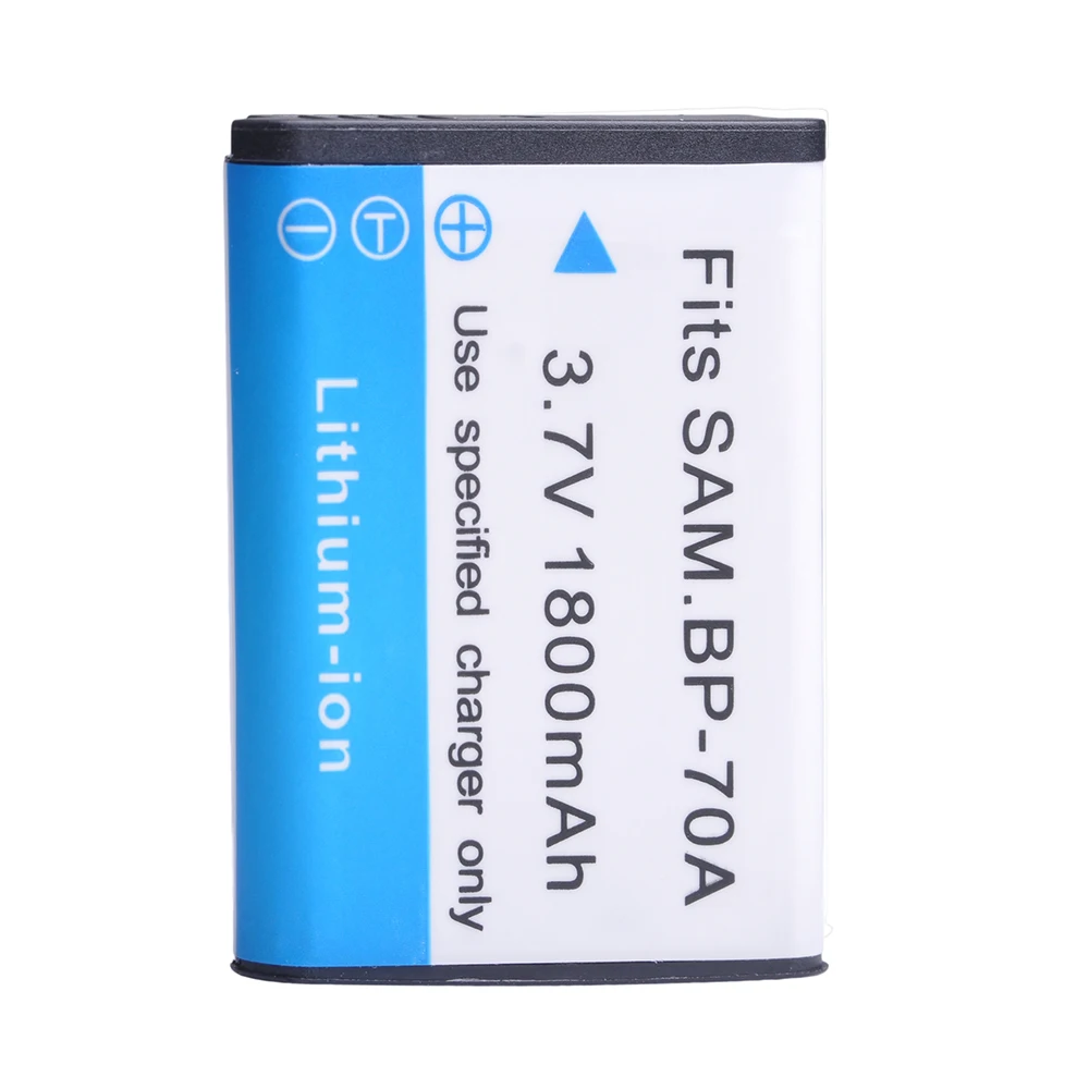 3 шт. 1800 мАч BP 70A BP70A аккумуляторная батарея для Samsung ES65 ES70 ES71 ES73 ES74 TL105 TL110 PL100 SL50 SL600