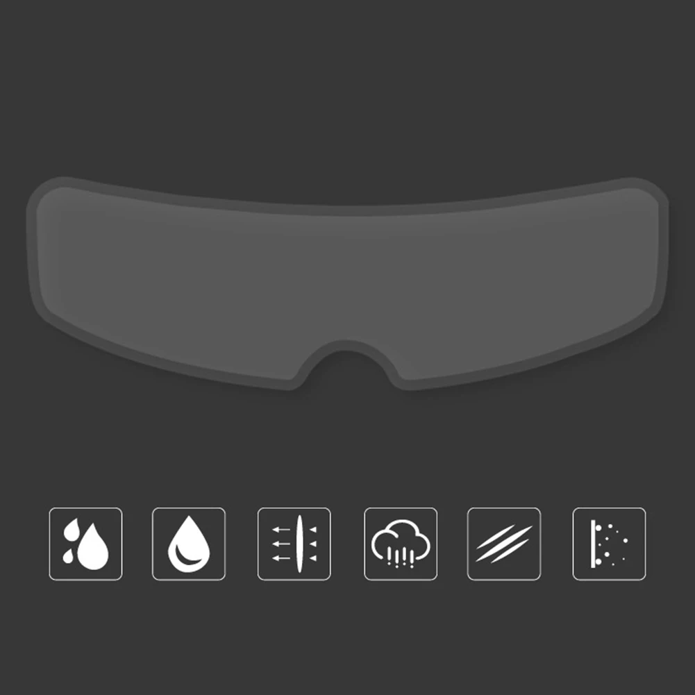 Фотопленка противотуманный патч козырек линза для мотоцикла полное открытие