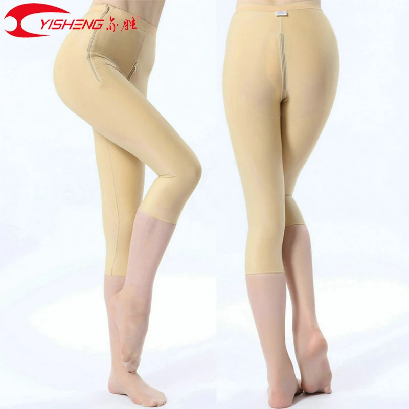 

YISHENG Medical Compression Control Panties Liposuction Body Shaper Underwear Compression Zipper Pants Post Surgery Body