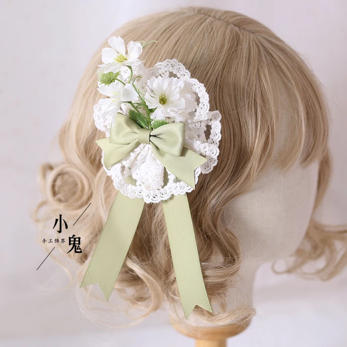 

Origional Headdress Flower Pill Clip Lace Bride CLA Hair Accessories Brooch Women