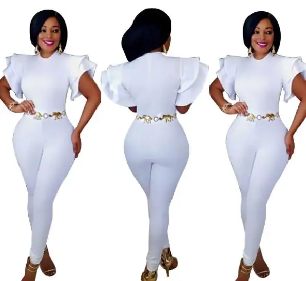 Элегантный женский комбинезон для фитнеса однотонный боди с круглым вырезом