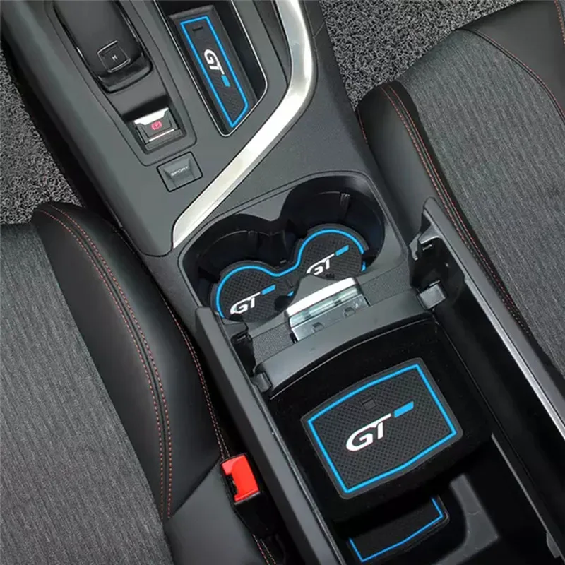 13 шт. резиновые накладки на дверные ворота автомобиля для Peugeot 3008 GT 2016 2017 2018/ 5008