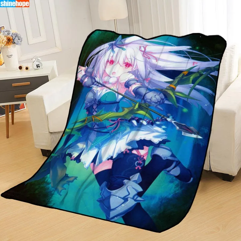 ?? カスタムチェーンクロニクル毛布ベッドスローブランケットソフトブランケット夏毛布アニメ毛布旅行毛布