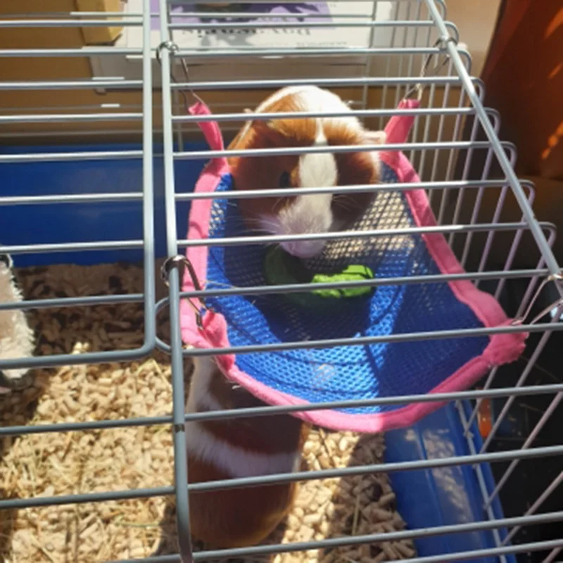 Новый гамак для домашних животных сетчатая подвесная кровать дышащая клетка