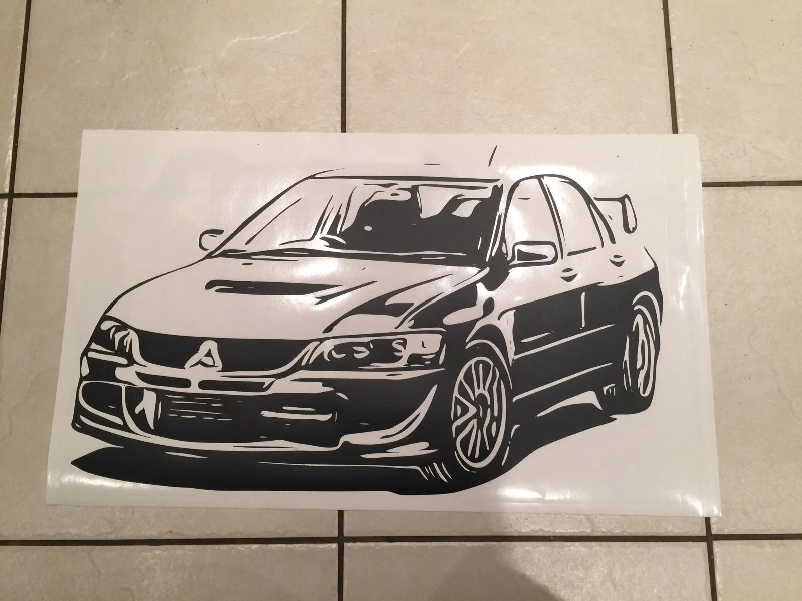 

Виниловая наклейка на стену для Evo 8 Mitsubishi Evolution Epic, различные размеры