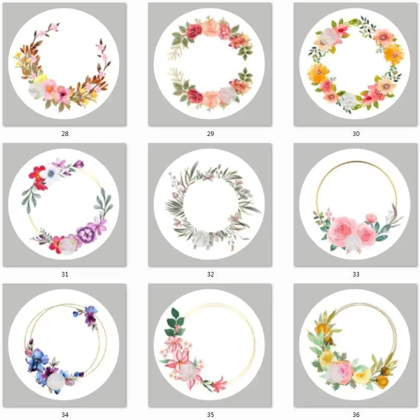 Наклейка на заказ с логотипом 100 шт. свадебная наклейка дизайном