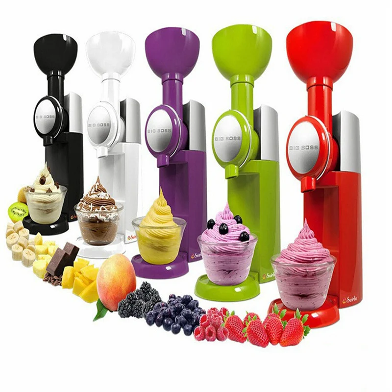 

Automatic Ice Cream Maker Milkshake Machine Home Use Frozen Fruit Dessert Fresh Fruit Saucer Soft Serve Ice Cream Making Machine
