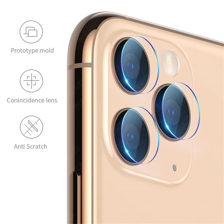 2 шт iphone 11 X XS Max XR Pro задняя камера Объектив Закаленное стекло для Защита экрана