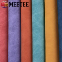 meetee 100x137cm 0 7mm thick leather fabric pvc synthetic leather for notebook bags leather diy hometextile decorative fabric