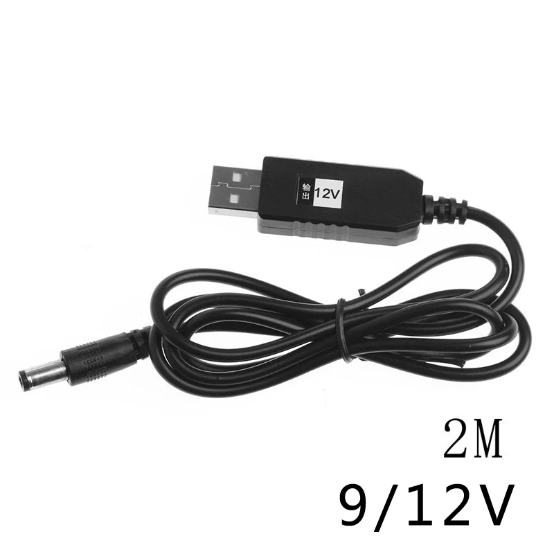 USB разъем 5 в пост. Тока 9 В 12 повышающий кабель модуль преобразователя 2 1x5 мм