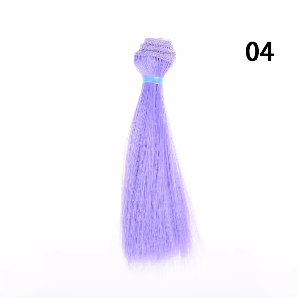 Новинка 15 см длинные кукольные волосы высокотемпературный материал натуральный