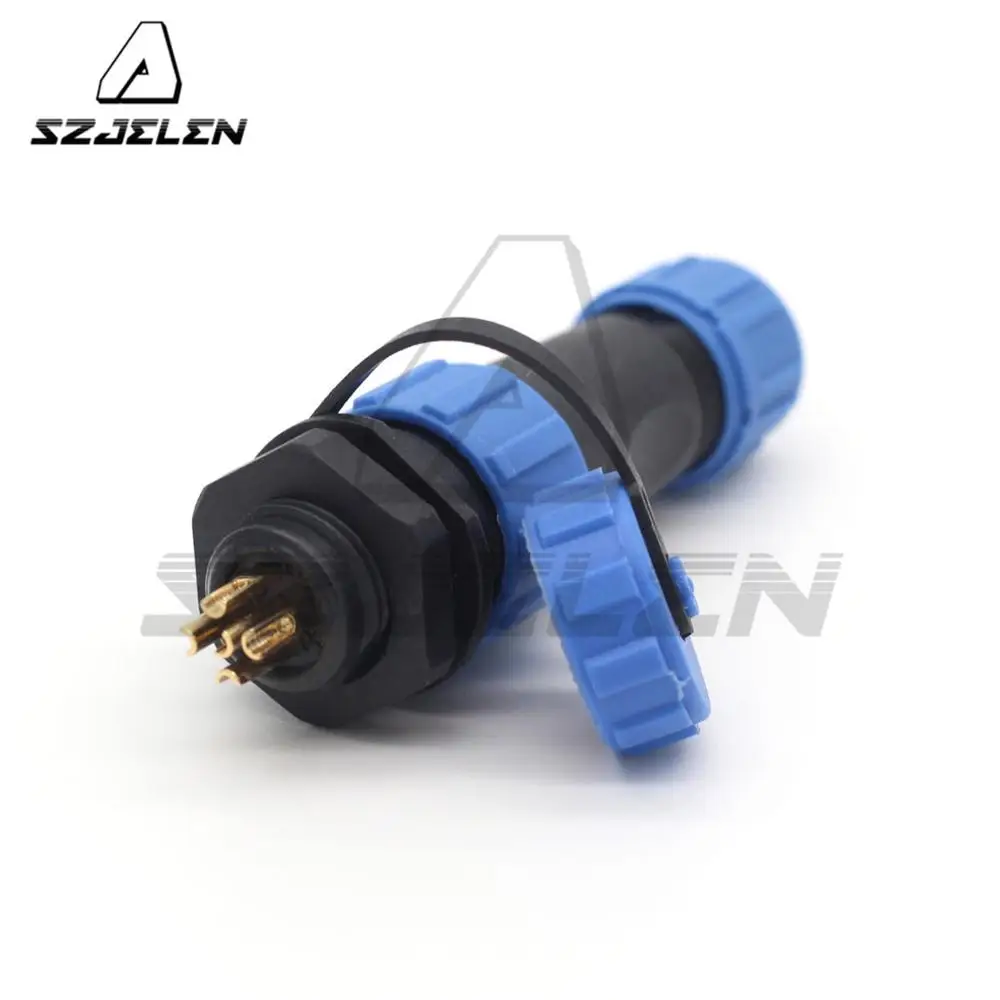 SP13 водонепроницаемый 5-контактный разъем светодиодный питания и розетка IP68