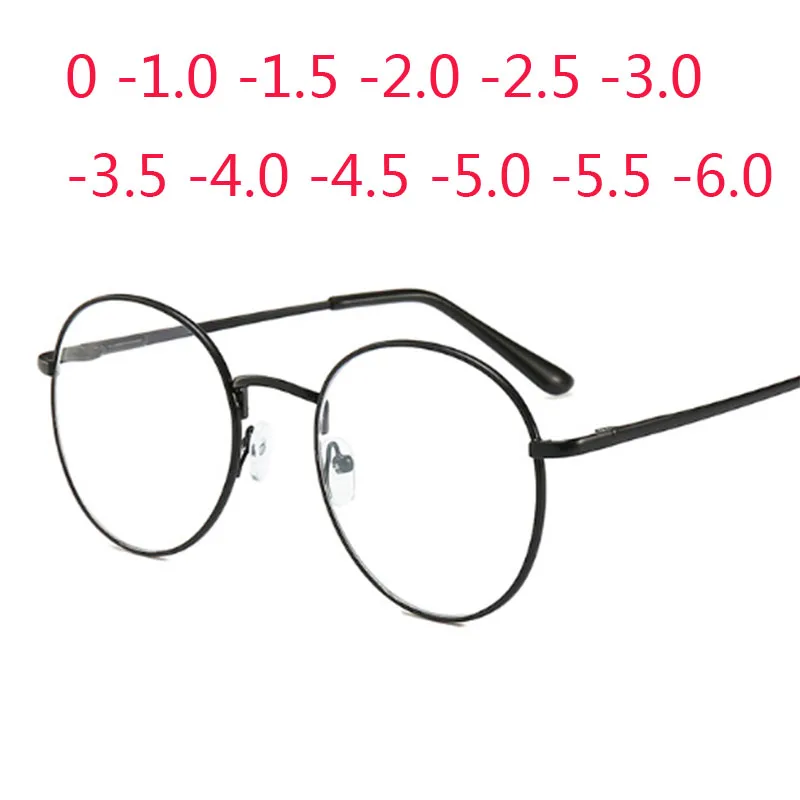 

Women Retro Oval Finished Myopia Glasses Full Metal Frame Short Sight Eyeglasses -1.0 -1.5 -2.0 -2.5 -3.0 -3.5 -4.0 -5.0 -5.5 -6