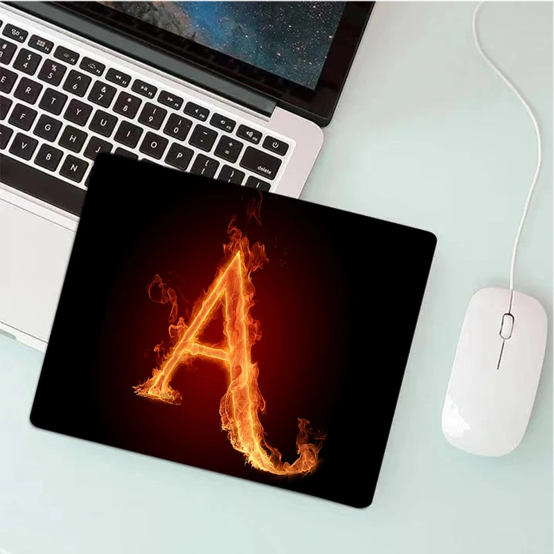 

Alphabet mark Small Gaming Mouse Pad Waterproof Work and office Mousepad Gamer Computer Desk Mat Pad Gamer Mouse Mat for PC