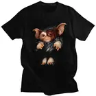 Gremlins футболка для мужчин натуральный хлопок футболки Gizmo 80s фильм Mogwai меч огненного Ретро Sci футболка Fi короткий рукав новинка футболка подарок