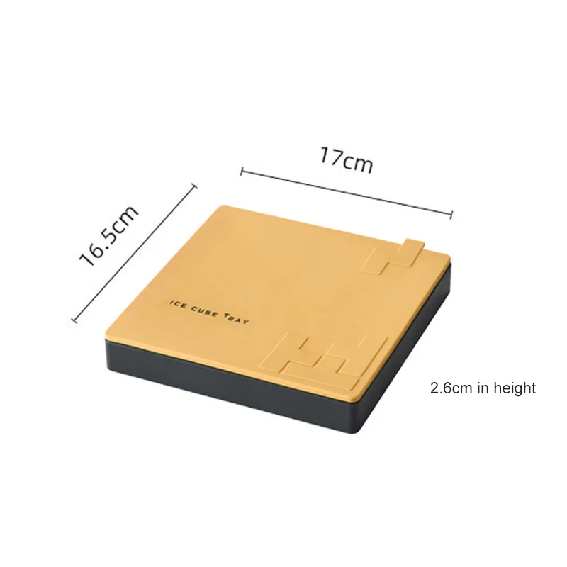 

Flexible Ice Cube Tray Square Silicone Fruit Ice Cube Maker DIY Creative Small Ice Cube Mold Kitchen Accessories
