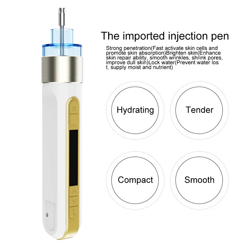 Us Plug 3D Умная Ручка для инъекций воды мезотерапия ручной мезо инжектор омоложения