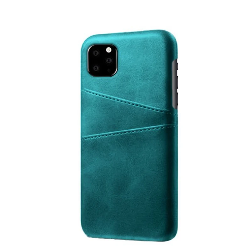 Кожаный чехол для iphone 11 5 8 6 1 дюймов роскошная задняя крышка держатель карт