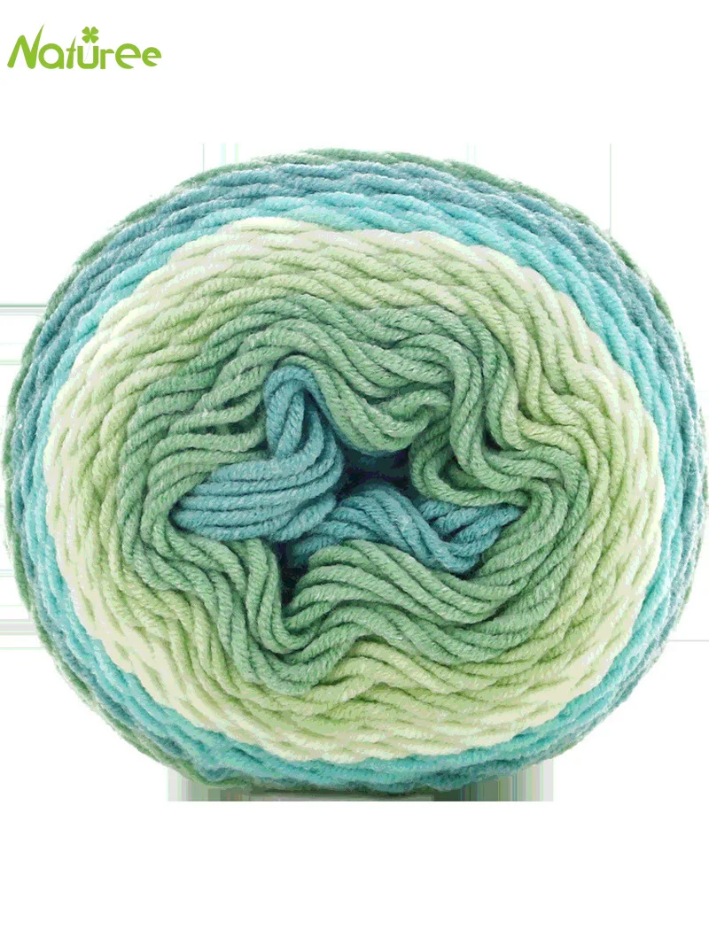 Пряжа для ручного вязания 5 нитей Радужный хлопок ручная работа сделай сам