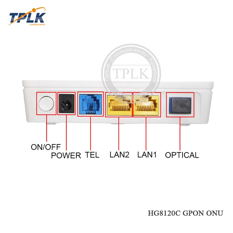 1 шт. HG8120C GPON ONU ONT с 2FE Порты и разъёмы английская версия 12V 0.5A горячая