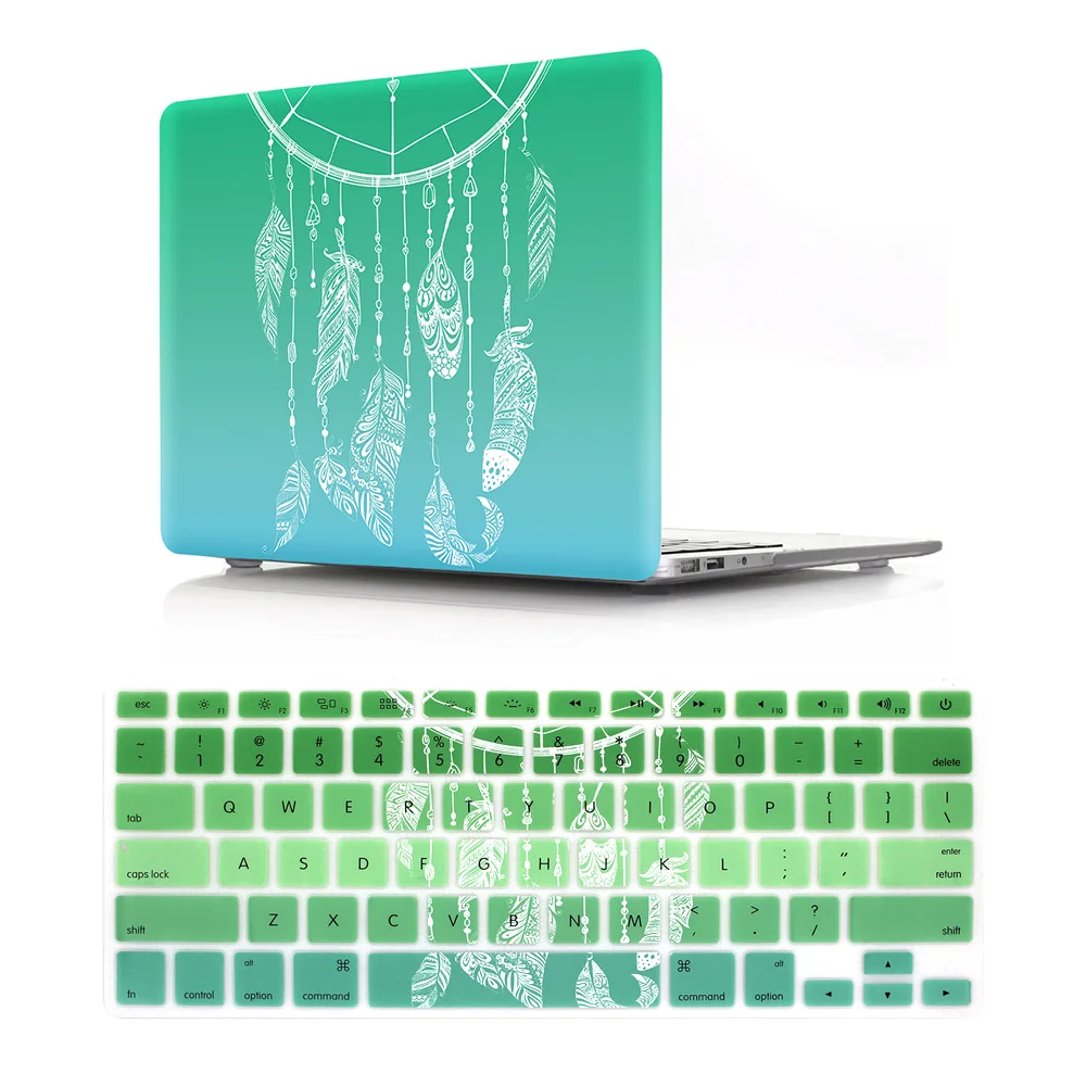 Чехол HRH для клавиатуры Ловец снов Жесткий 2 в 1 Mac Pro Retina13 12 15Air 13 Touch Bar A2159 A2141 A2289