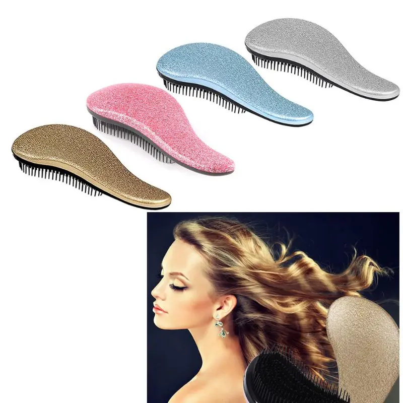 1 х Расческа с волшебной ручкой для распутывания волос щетка укладки салонный