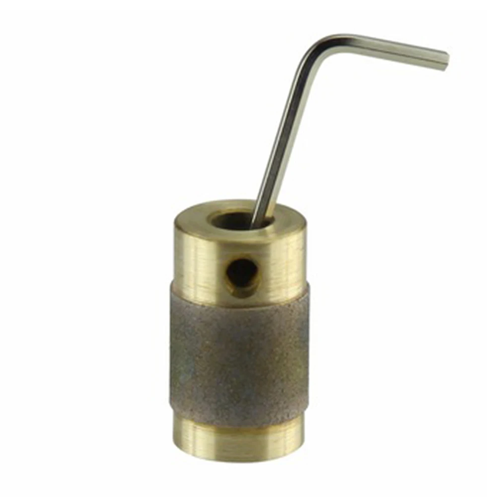 

3/4 Inch MCB34 Brass Chrome-plating Stained Glass Diamond Grinder Bit Head Tools for Shaping And Drilling Tile Glass