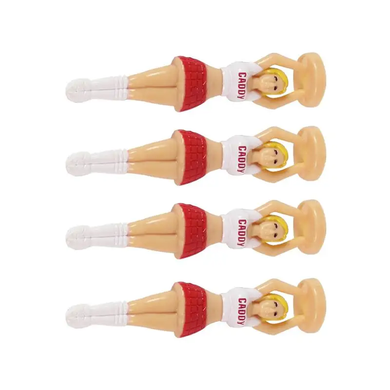 4/6 шт/комплект уличная девушка Гольф Тройники пластиковый держатель