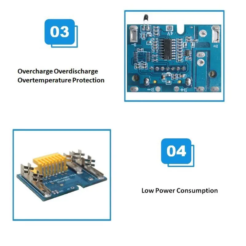 18 в Батарея чип Замена платы PCB для Makita BL1830 BL1840 BL1850 BL1860|Детали и аксессуары