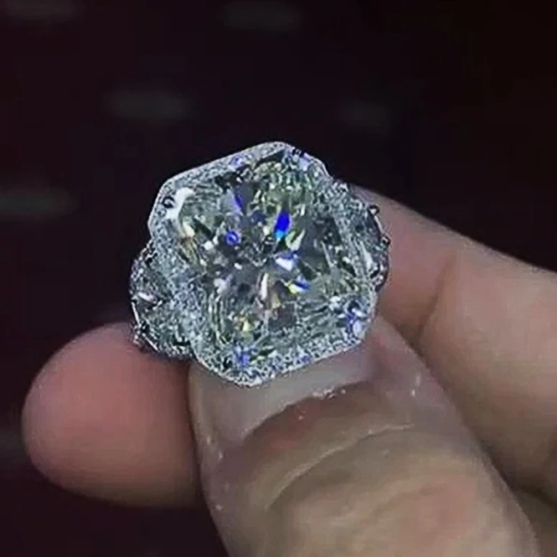 Великолепные кольца для вечеринок CAOSHI женские роскошные сверкающие Свадебные