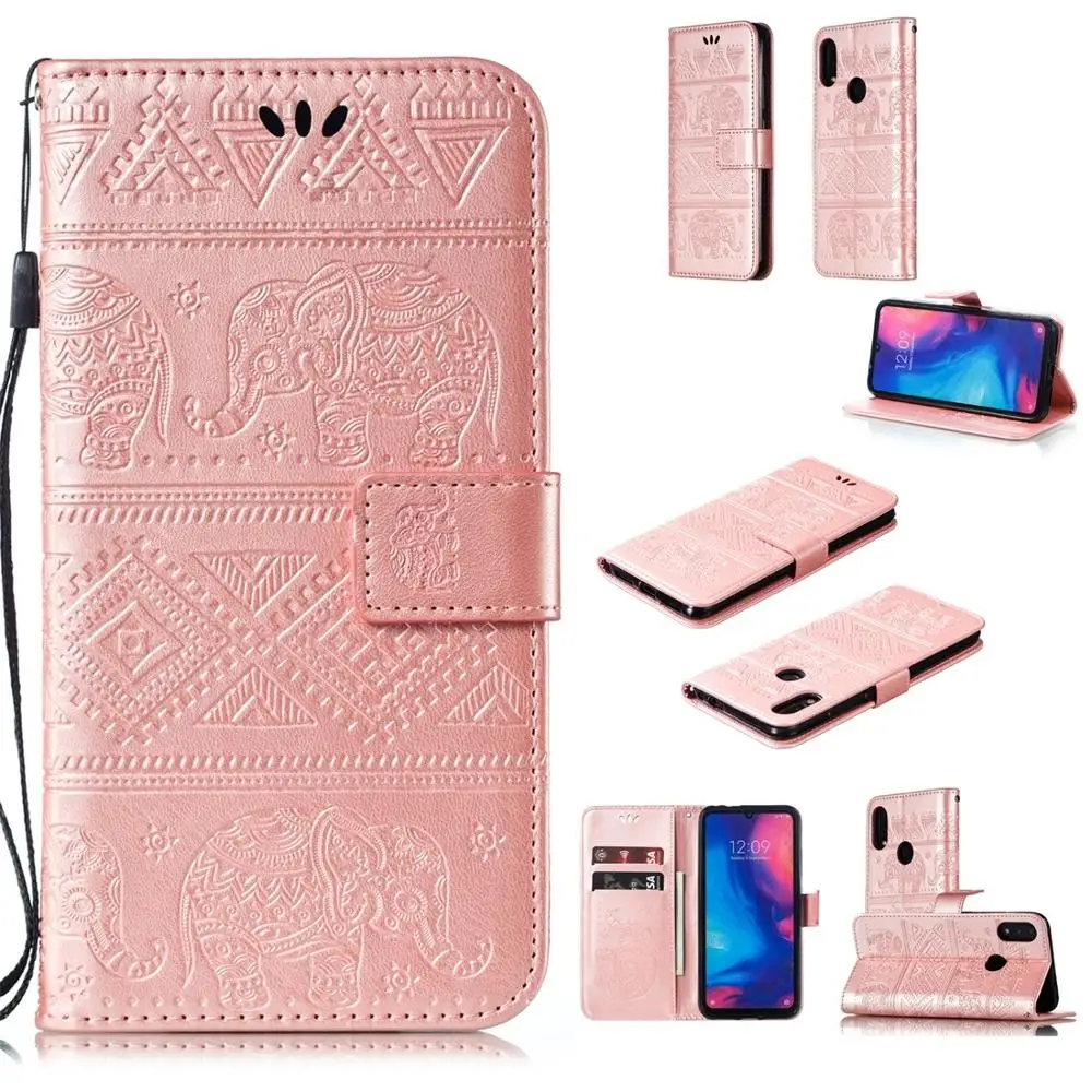 HAWEEL слон тиснение горизонтальный Флип кожаный чехол с держателем и слотами для