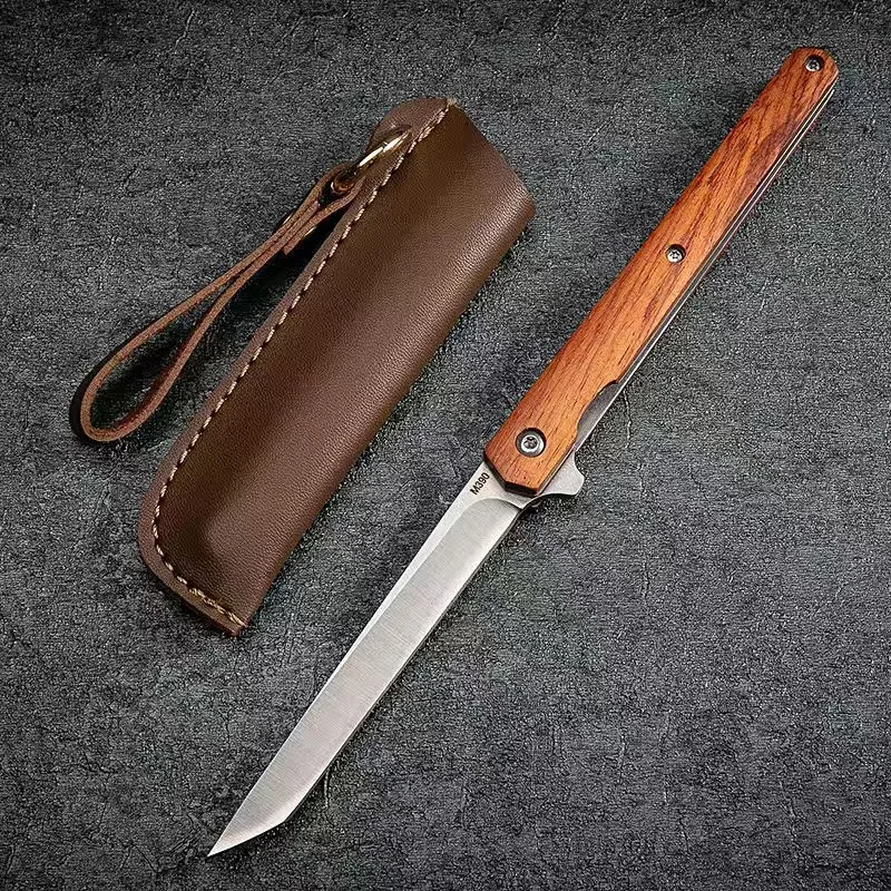 M390 multi-function outdoor sharp hunting knife tactical folding portable pocket knife+ holster | Инструменты